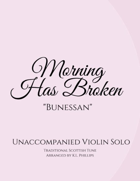 Morning Has Broken - Unaccompanied Violin Webcover