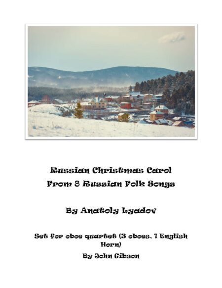 Russian Christmas Carol oboe 4 cover scaled