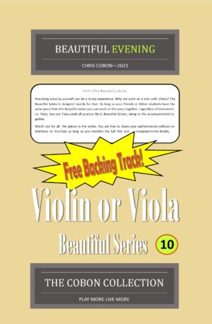 No.10 Beautiful Evening (Violin or Viola)