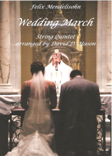 Wedding March String Quintet front cover scaled scaled