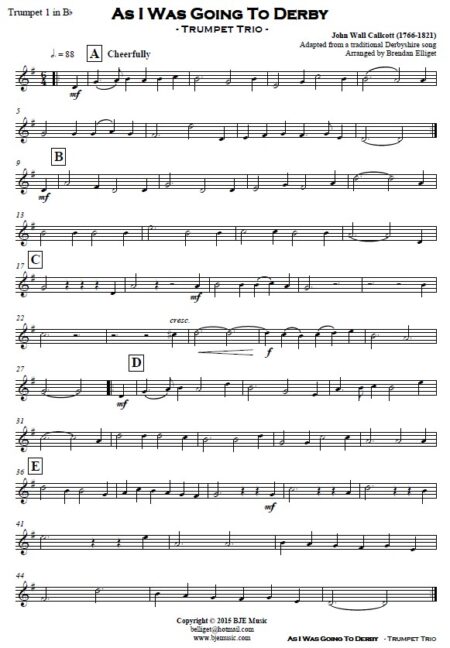 541 As I Was Going to Derby Trumpet Trio SAMPLE Page 004