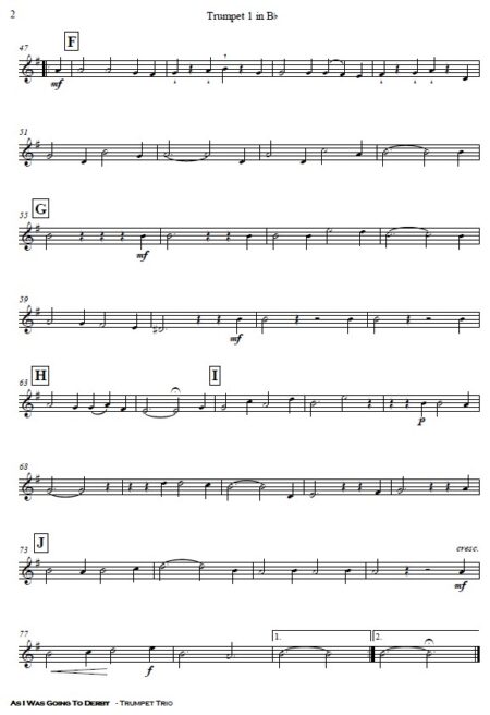541 As I Was Going to Derby Trumpet Trio SAMPLE Page 005
