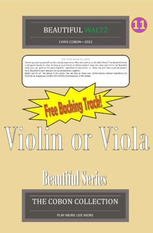 No.11 Beautiful Waltz (Violin or Viola)