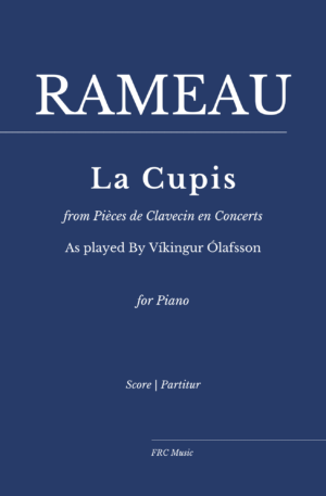LA CUPIS from Pièces de Clavecin en Concerts for Piano
