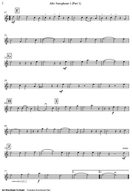 540 As I Was Going To Derby Flexible Sax Trio SAMPLE page 005