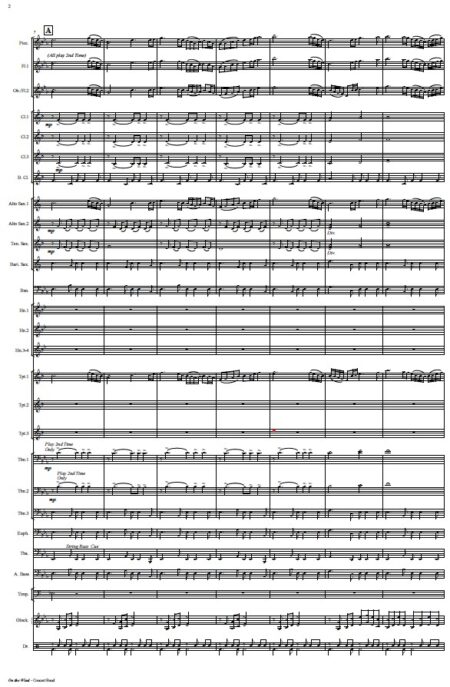 524 On The Wind Concert Band SAMPLE page 002