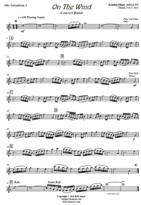 524 On The Wind Concert Band SAMPLE page 005