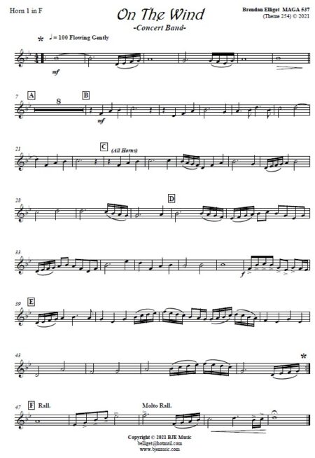 524 On The Wind Concert Band SAMPLE page 006