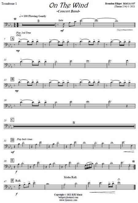 524 On The Wind Concert Band SAMPLE page 007