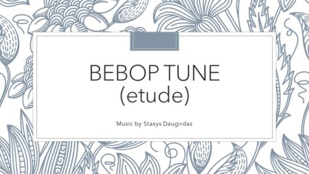 Bebop tune cover
