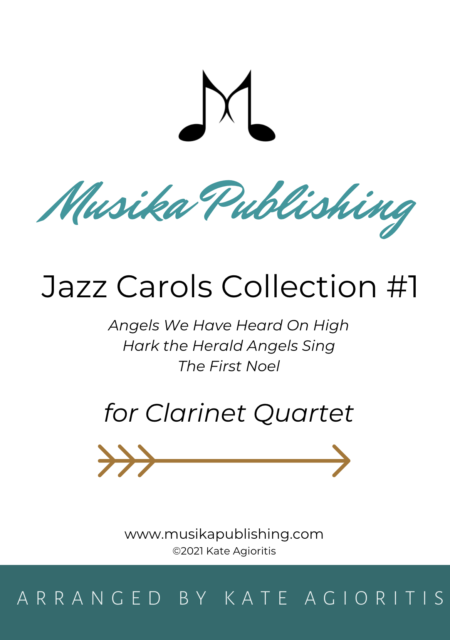 Jazz Carols Collection - Set One - Clarinet Quartet