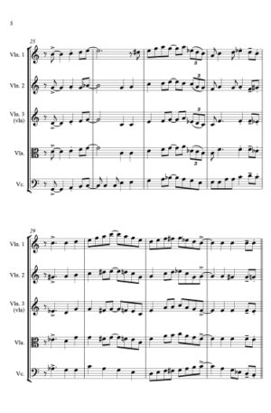 Londonderry Air – Jazz Arrangement for String Quartet