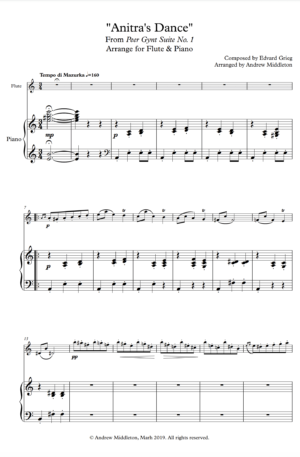 Ten Solos for Flute and Piano