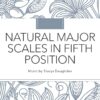 Natural major scales in fifth position cover