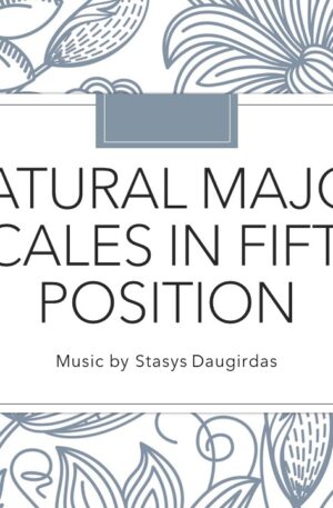 Natural major scales in fifth position