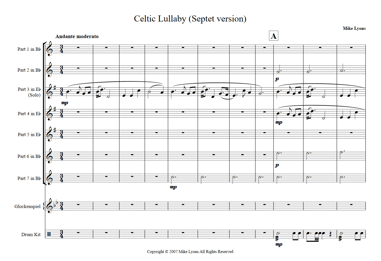 Flexible Ensemble – Celtic Lullaby
