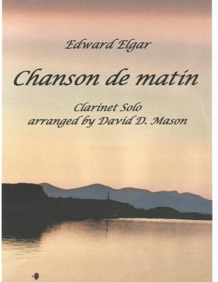 Chanson de matin Clarinet front cover scaled