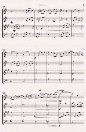 Chanson De Matin- E Elgar for Wind Quartet