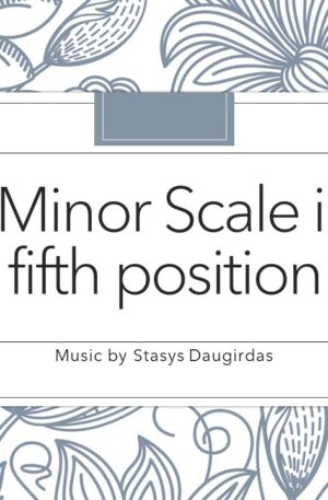 Jazz Minor Scale in the fifth position