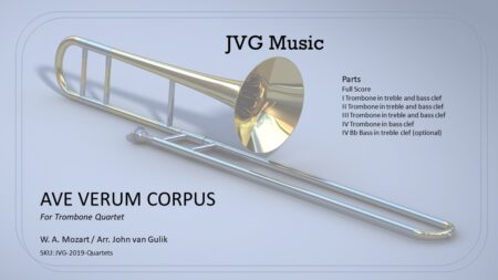 Ave Verum Corpus Trombone Quartet