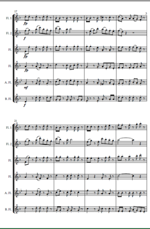 “Tango” for Flute Choir