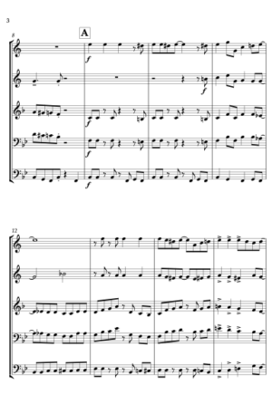 Jingle Bells – Jazz Arrangement for Brass Quartet