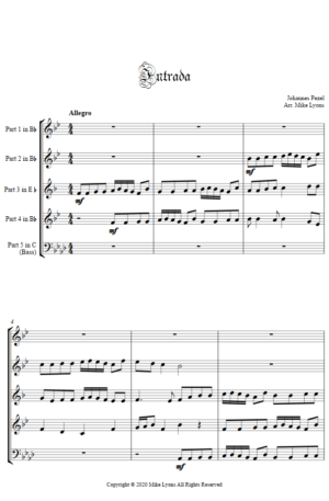 Brass Quintet – Intrada (Pezel)