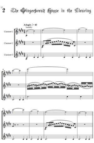 Clarinet Trio – Fairy Tales