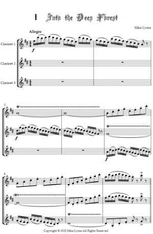 Clarinet Trio – Fairy Tales