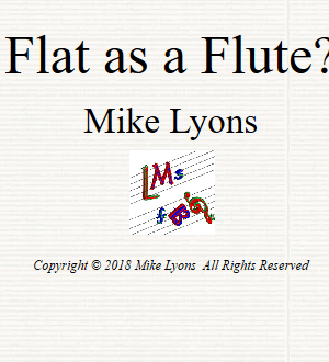 Flute and Piano – Flat as a Flute?