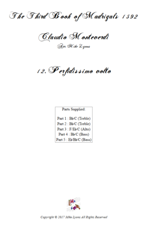 Flexi Quintet – Monteverdi, 3rd Book of Madrigals 12. Perfidissimo volto