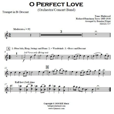 499 O Perfect Love CB Orchestra SAMPLE page 005