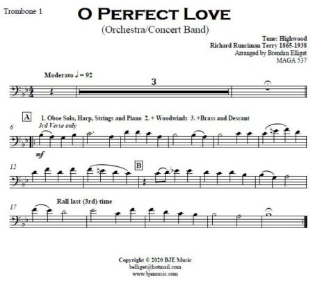 499 O Perfect Love CB Orchestra SAMPLE page 006