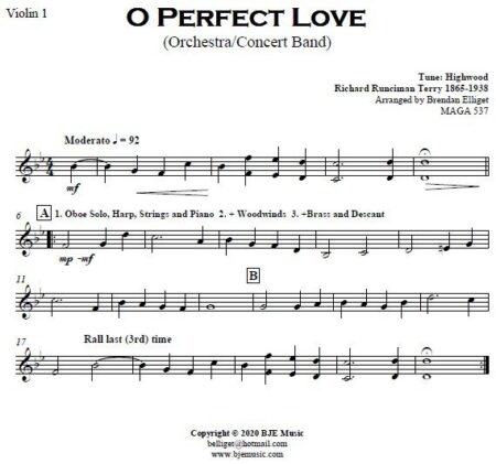 499 O Perfect Love CB Orchestra SAMPLE page 008