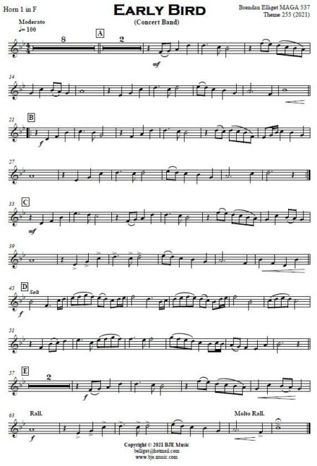 551 Early Bird Concert Band Sample page 007