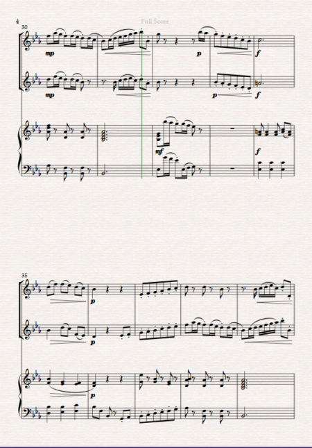 minuet boccherini flute 2