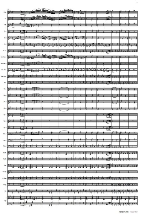 566 Never Alone Concert Band Theme 170 SAMPLE page 004
