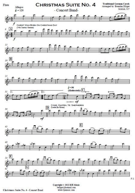 571 Christmas Suite No 4 Concert Band SAMPLE page 003