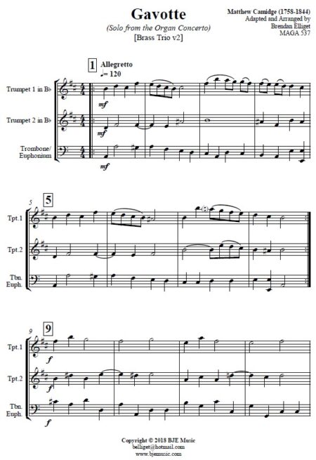 324 Gavotte Brass Trio v2 Sample page 001