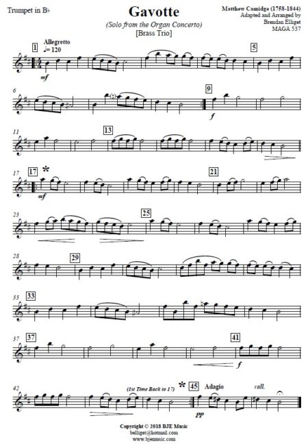267 Gavotte Brass Trio SAMPLE Page 002