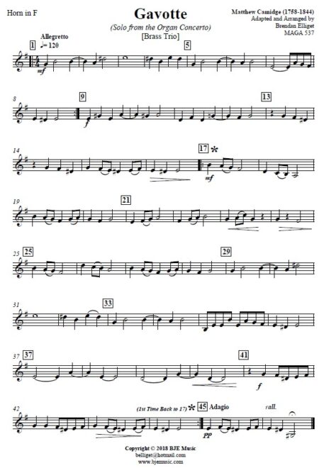 267 Gavotte Brass Trio SAMPLE Page 003
