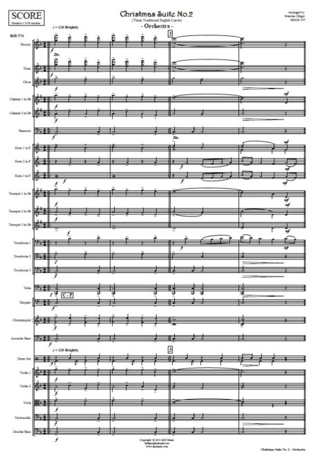 576 Christmas Suite No 2 Orchestra SAMPLE Page 001
