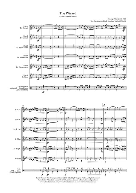The Wizard Sextet Score and parts 1