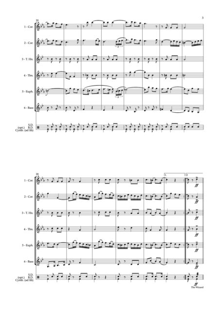The Wizard Sextet Score and parts 2