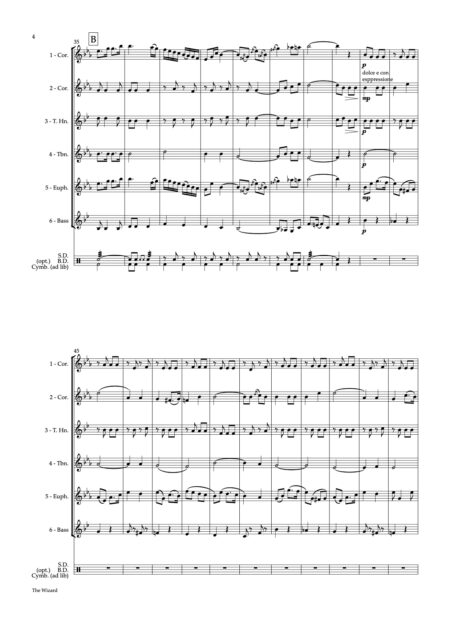 The Wizard Sextet Score and parts 3