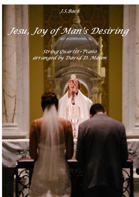 Jesu Joy of Mans Desiring String QuartetPiano Full Score 1 scaled