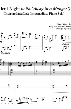 Silent Night (with “Away in a Manger”) – Piano Solo
