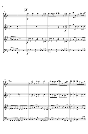 Jingle Bells – Jazz Arrangement for Woodwind Quartet