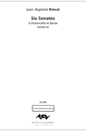 J. B. Breval – Six Sonates à violoncello et basso, op. 12