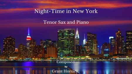 Night Time in New York Tenor sax and piano